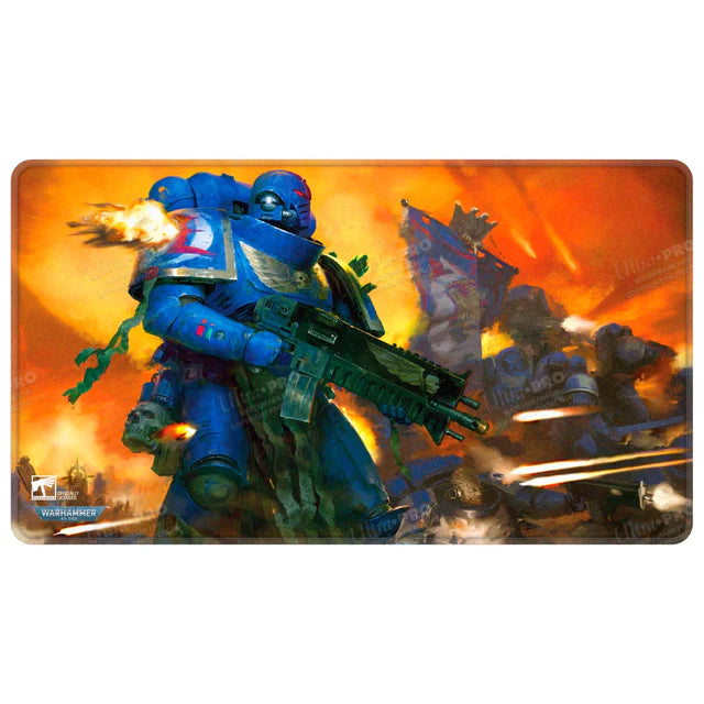 Space Marines - Adeptus Astartes - Stitched Edge Playmat for Warhammer 40,000