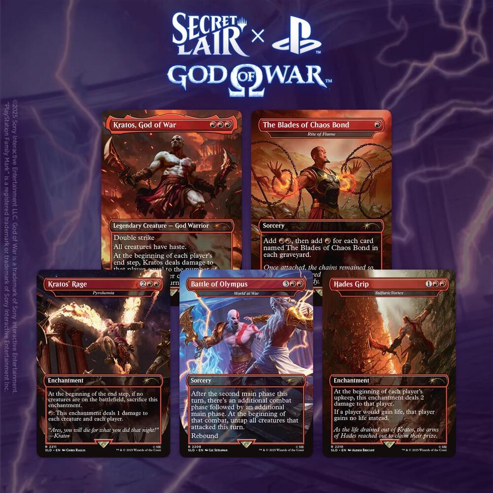 Secret Lair x God of War: Greek - Non-Foil Edition - Secret Lair Drop Series