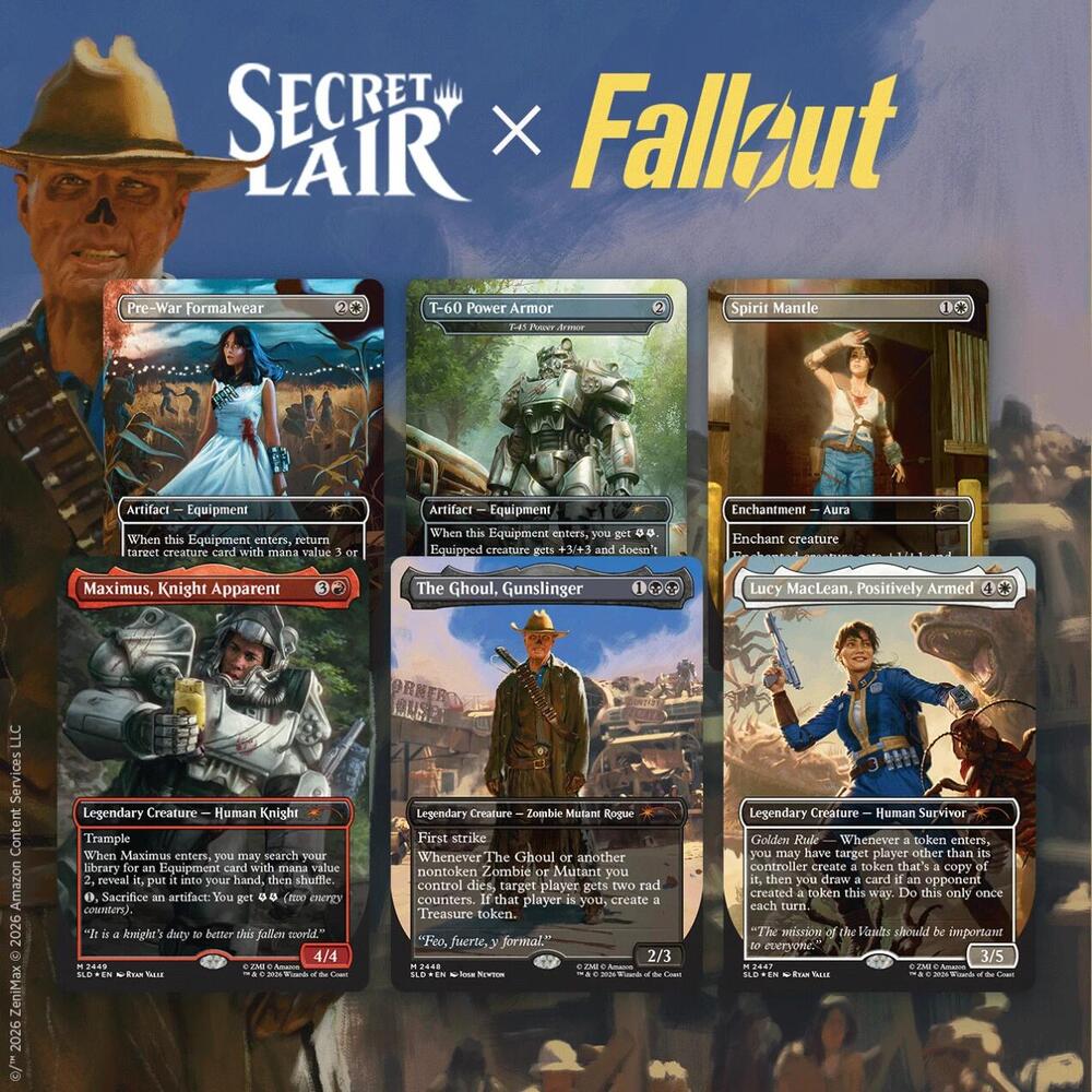 Secret Lair Drop: Secret Lair x Fallout: Beyond Vault 33 - Non-Foil Edition - Secret Lair Drop Series