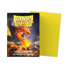 Lightning Dual Matte Sleeves Dragon Shield 100c