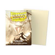 Valor Matte Dual Sleeves Dragon Shield 100c