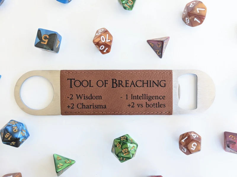Tool of Breaching | Vegan Leather Bottle Opener - Chestnut